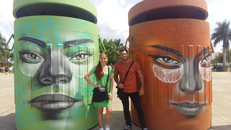 Movimento “Separe. Não pare.” faz ação de conscientização no parque Ibirapuera